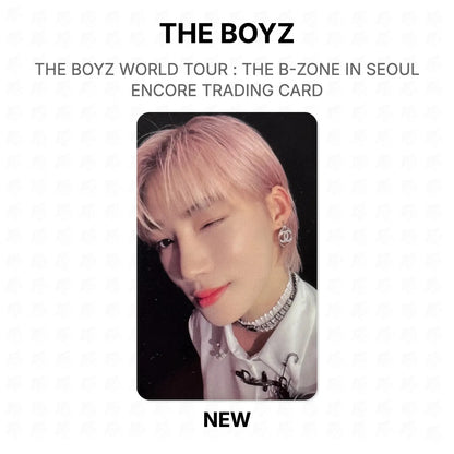 THE BOYZ WORLD TOUR : THE B-ZONE IN SEOUL ENCORE TRADING CARD Official Photocard