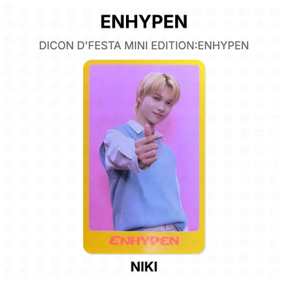 ENHYPEN DICON D'FESTA MINI EDITION:ENHYPEN Official Photocard