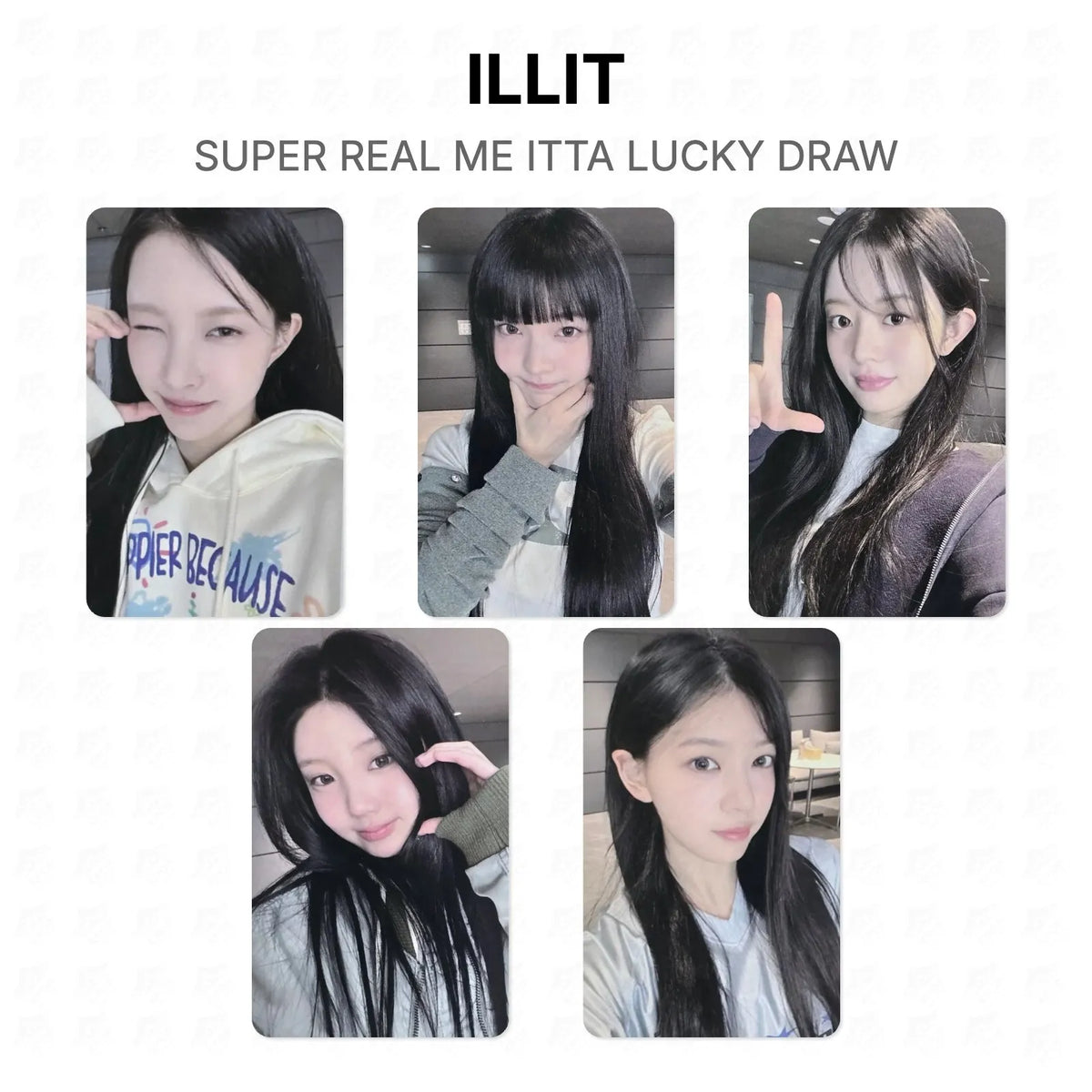 ILLIT SUPER REAL ME ITTA LUCKY DRAW Official Photocard