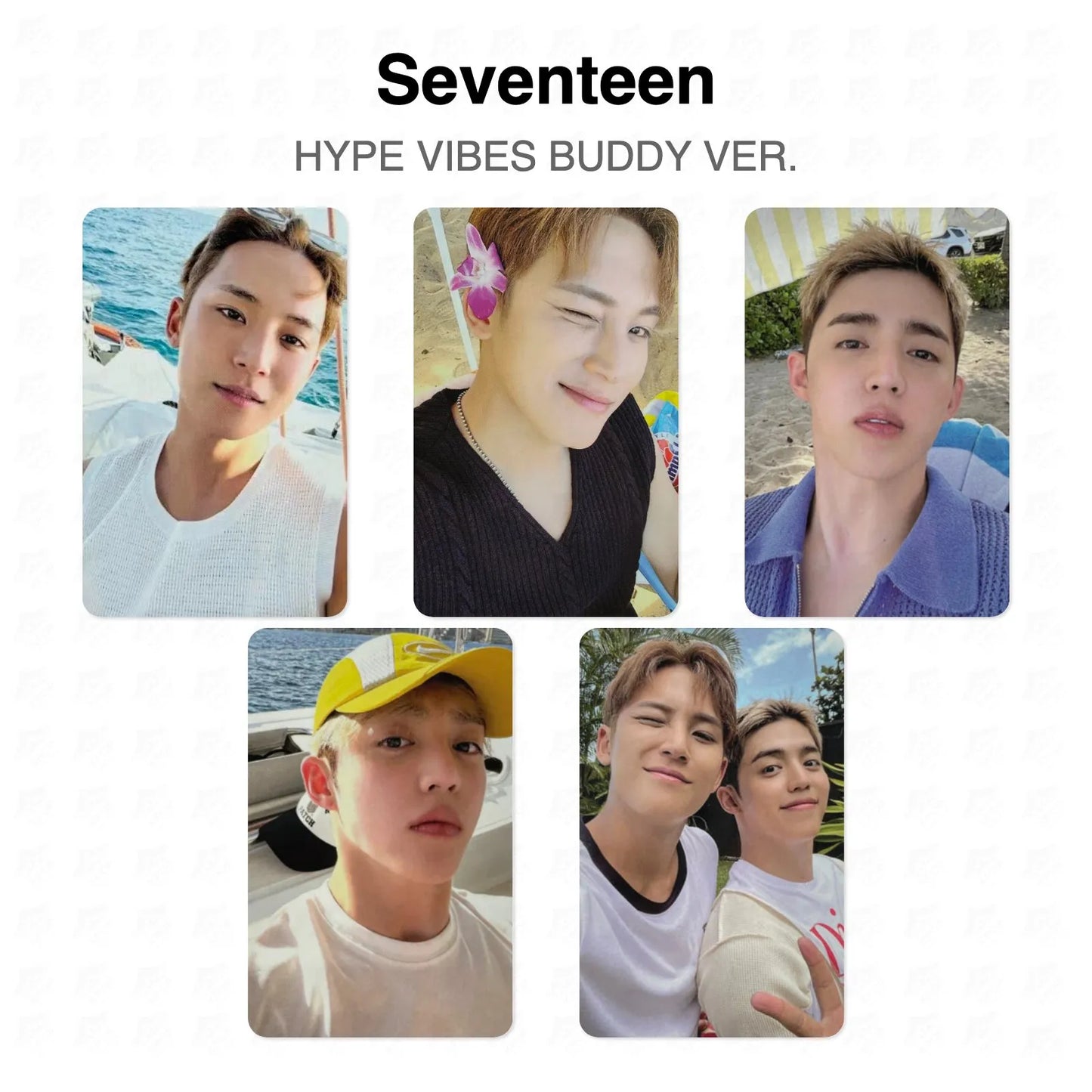 Seventeen HYPE VIBES BUDDY VER. Official Photocard