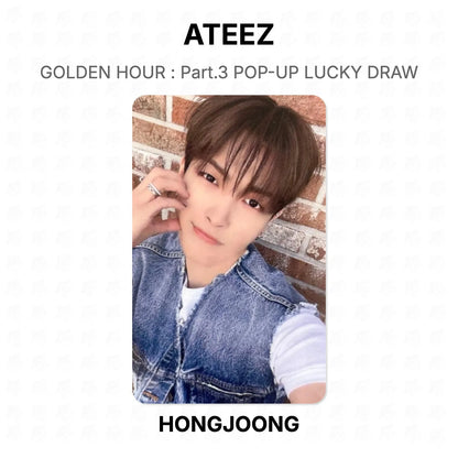 ATEEZ GOLDEN HOUR : Part.3 POP-UP LUCKY DRAW Official Photocard