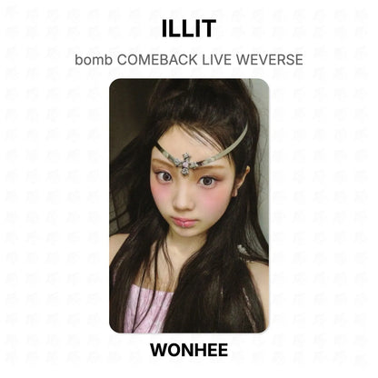 ILLIT bomb COMEBACK LIVE WEVERSE Official Photocard