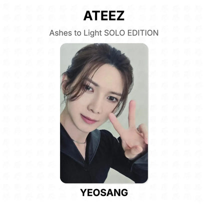 ATEEZ Ashes to Light SOLO EDITION Official Photocard