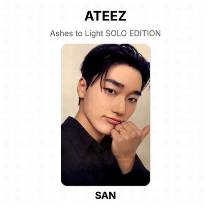 ATEEZ Ashes to Light SOLO EDITION Official Photocard
