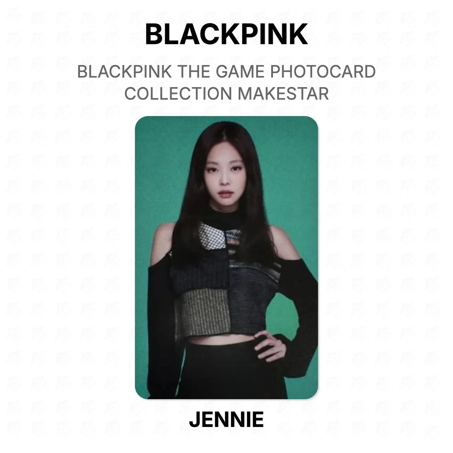 BLACKPINK THE GAME PHOTOCARD COLLECTION MAKESTAR Official Photocard