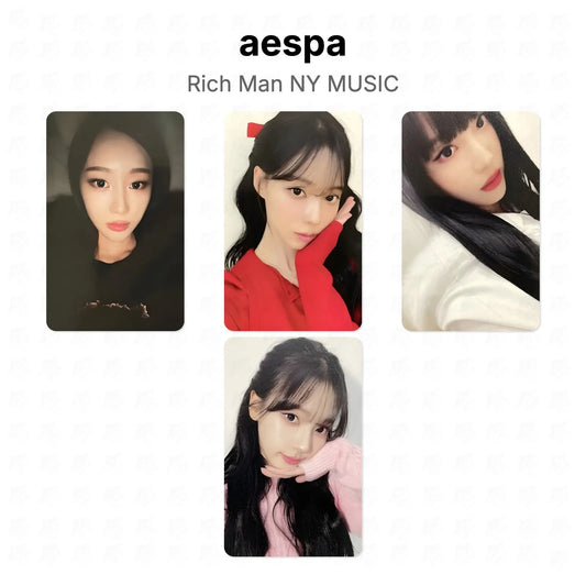 aespa Rich Man NY MUSIC Official Photocard