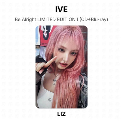 IVE Be Alright LIMITED EDITION I (CD+Blu-ray) Official Photocard