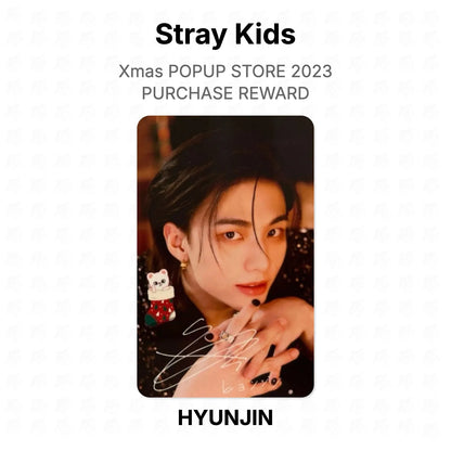 Stray Kids Xmas POPUP STORE 2023 PURCHASE REWARD Official Photocard