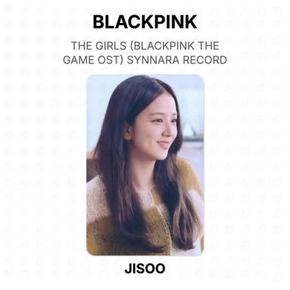 BLACKPINK THE GIRLS (BLACKPINK THE GAME OST) SYNNARA RECORD Official Photocard
