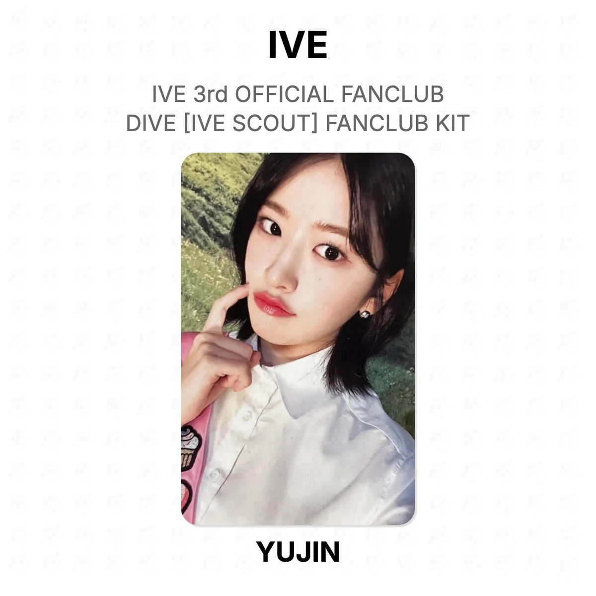 IVE 3rd OFFICIAL FANCLUB DIVE [IVE SCOUT] FANCLUB KIT Official Photocard