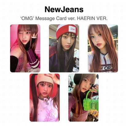 NewJeans ‘OMG’ Message Card ver. HAERIN VER. Official Photocard