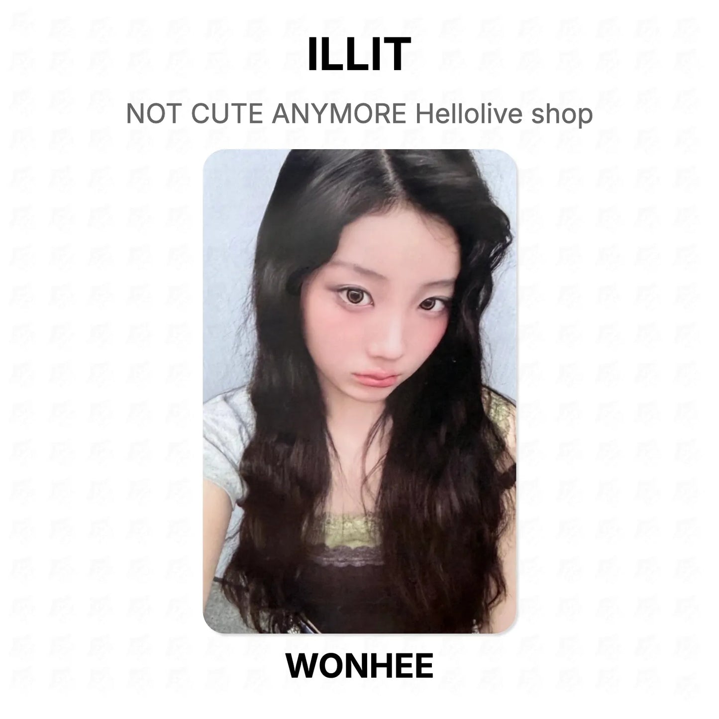 ILLIT NOT CUTE ANYMORE Hellolive shop Official Photocard
