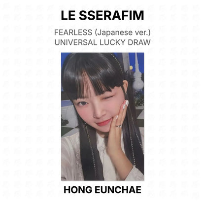 LE SSERAFIM FEARLESS (Japanese ver.) UNIVERSAL LUCKY DRAW Official Photocard