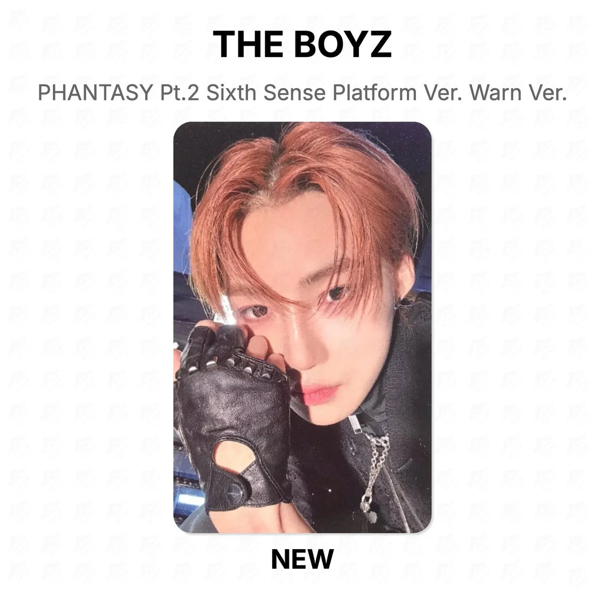 THE BOYZ PHANTASY Pt.2 Sixth Sense Platform Ver. Warn Ver. Official Photocard