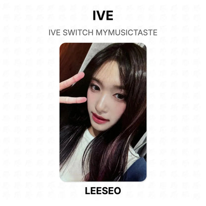 IVE SWITCH MYMUSICTASTE Official Photocard