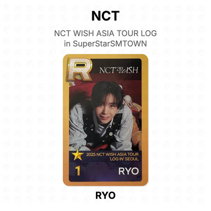 NCT WISH ASIA TOUR LOG in SuperStarSMTOWN Official Photocard
