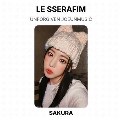 LE SSERAFIM UNFORGIVEN JOEUNMUSIC Official Photocard