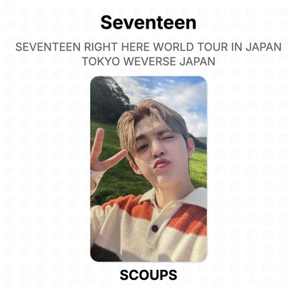 Seventeen RIGHT HERE WORLD TOUR IN JAPAN TOKYO WEVERSE JAPAN Official Photocard