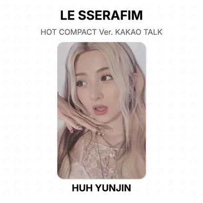LE SSERAFIM HOT COMPACT Ver. KAKAO TALK Official Photocard