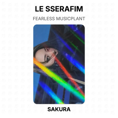 LE SSERAFIM FEARLESS MUSICPLANT Official Photocard