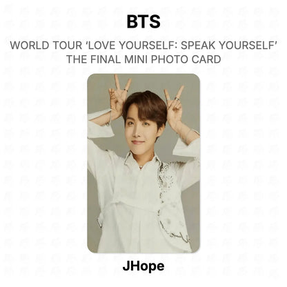BTS WORLD TOUR ‘LOVE YOURSELF: SPEAK YOURSELF’ THE FINAL MINI PHOTO CARD photocard oficial