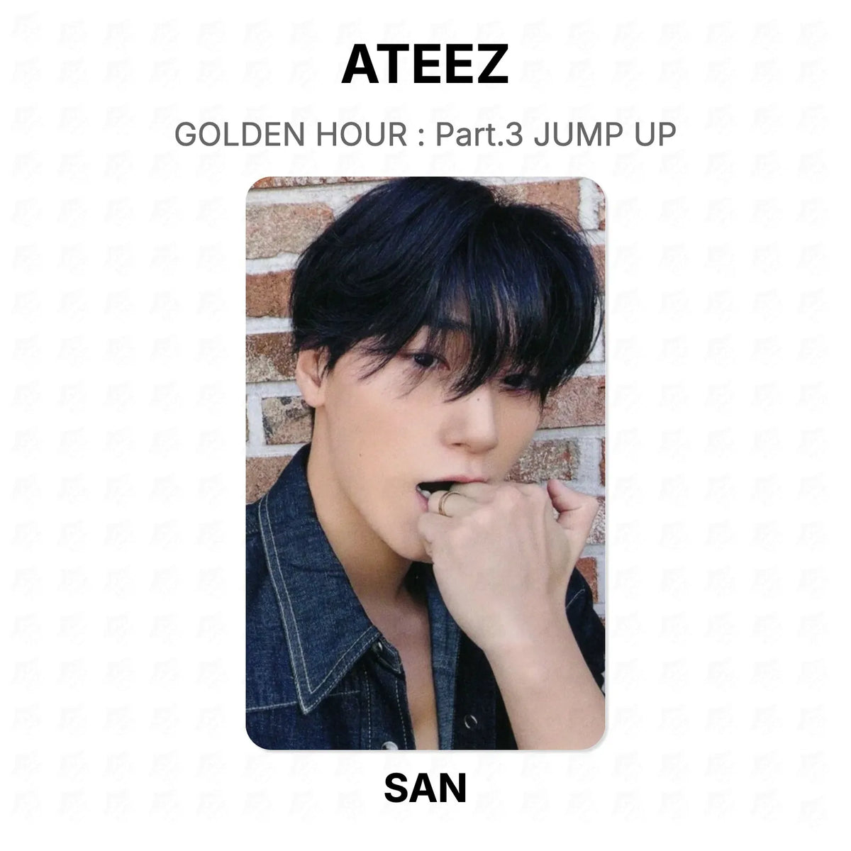 ATEEZ GOLDEN HOUR : Part.3 JUMP UP Official Photocard