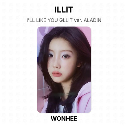 ILLIT I'LL LIKE YOU GLLIT ver. ALADIN Official Photocard