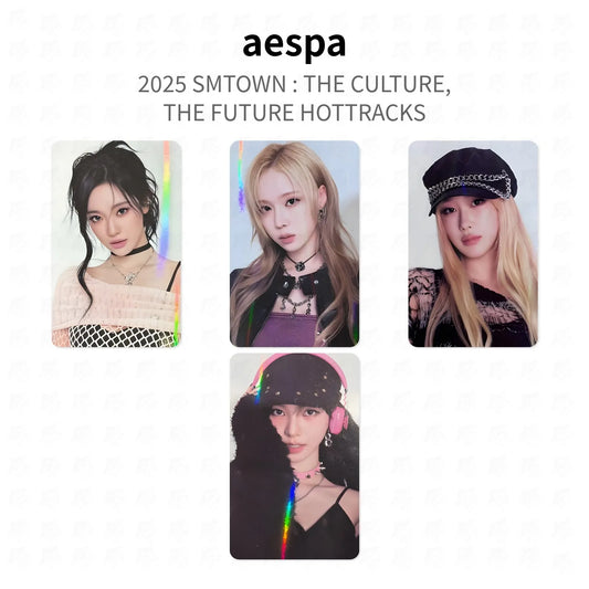 aespa 2025 SMTOWN : THE CULTURE, THE FUTURE HOTTRACKS Official Photocard