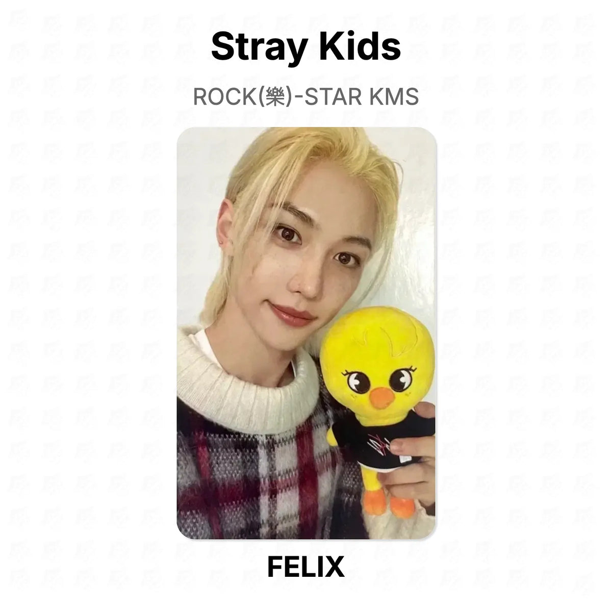 Stray Kids ROCK(樂)-STAR KMS Official Photocard