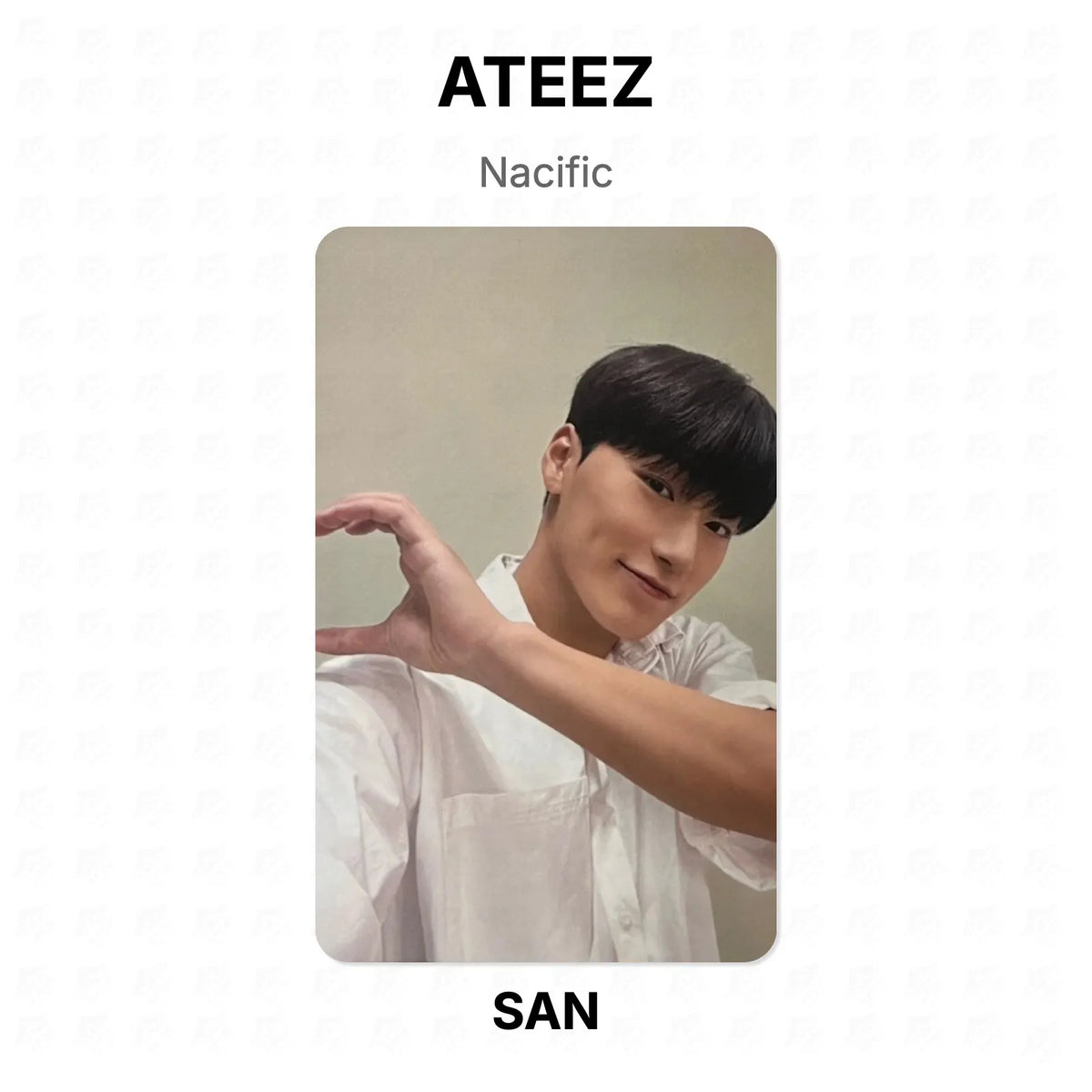 ATEEZ Nacific Official Photocard