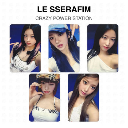 LE SSERAFIM CRAZY POWER STATION Official Photocard