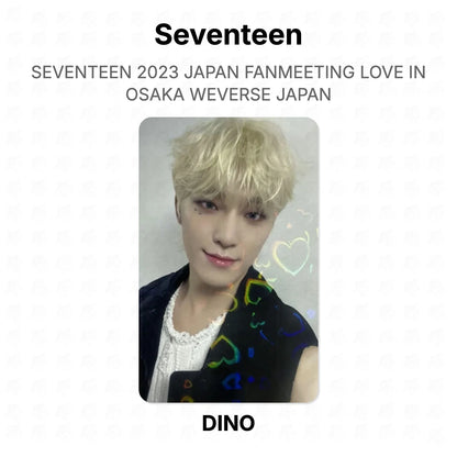 Seventeen 2023 JAPAN FANMEETING LOVE IN OSAKA WEVERSE JAPAN Official Photocard