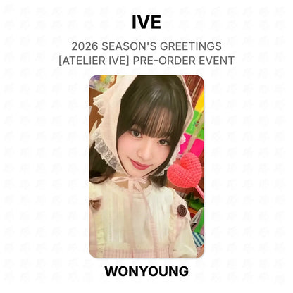 IVE 2026 SEASON'S GREETINGS [ATELIER IVE] PRE-ORDER EVENT Official Photocard