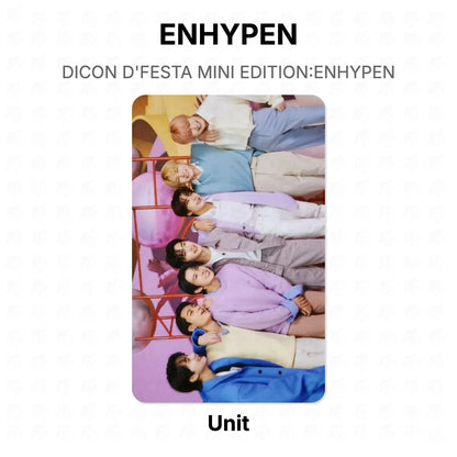 ENHYPEN DICON D'FESTA MINI EDITION:ENHYPEN Official Photocard