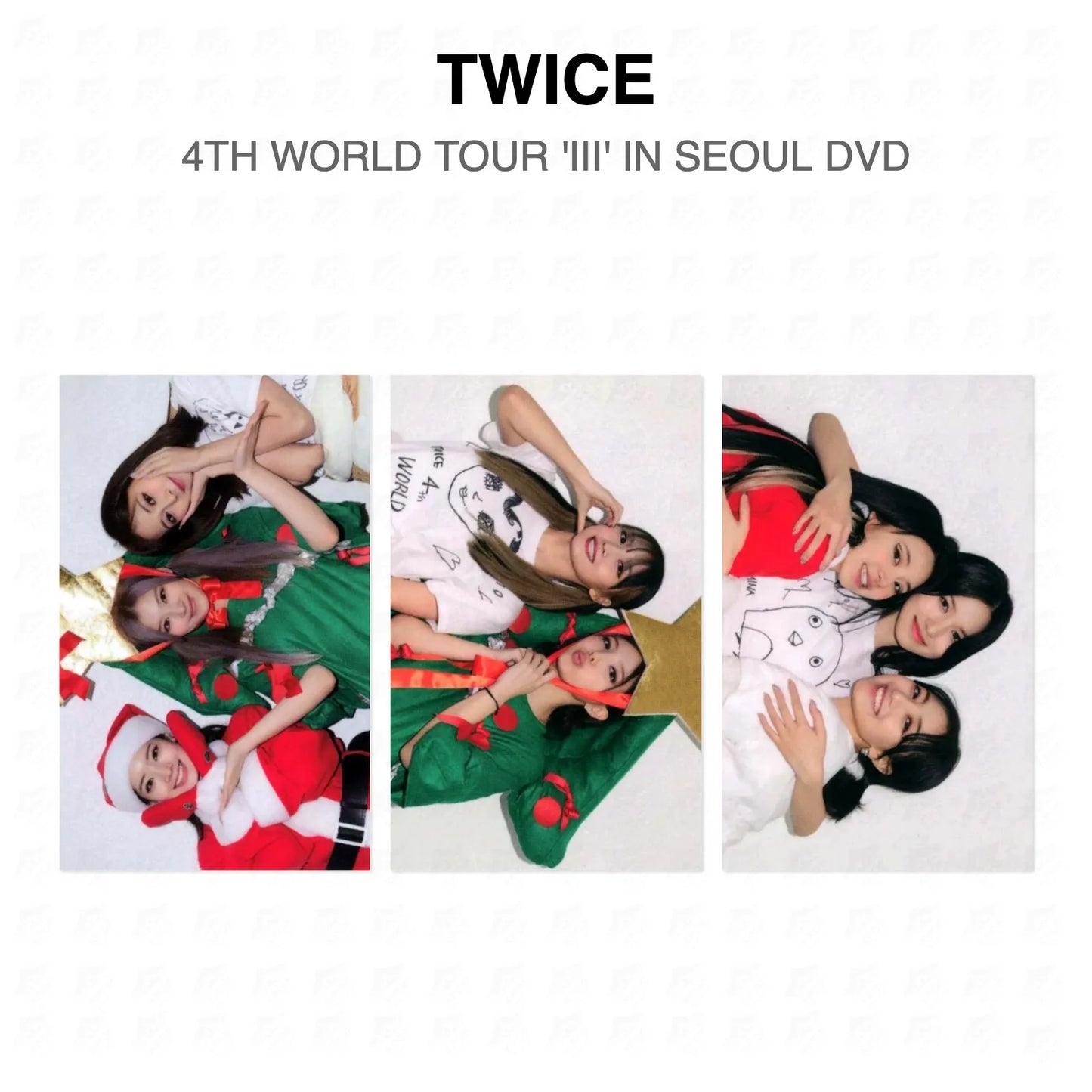 TWICE 4TH WORLD TOUR 'Ⅲ' IN SEOUL DVD Official Photocard
