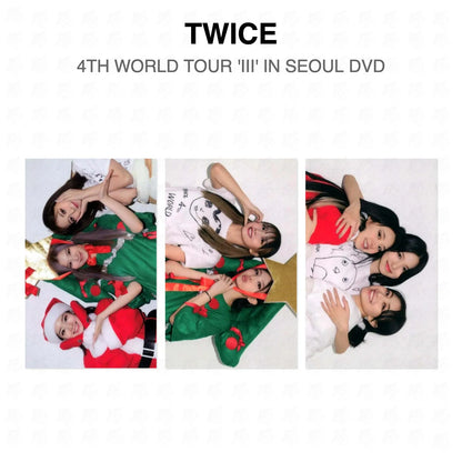 TWICE 4TH WORLD TOUR 'Ⅲ' IN SEOUL DVD Official Photocard
