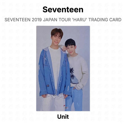Seventeen 2019 JAPAN TOUR 'HARU' TRADING CARD Official Photocard