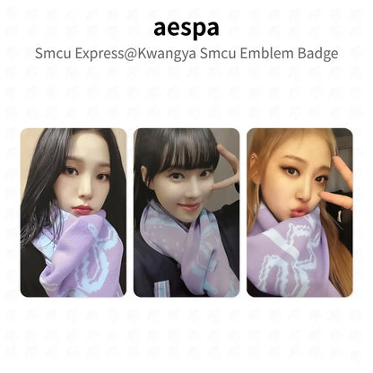 aespa Smcu Express@Kwangya Smcu Emblem Badge Official Photocard