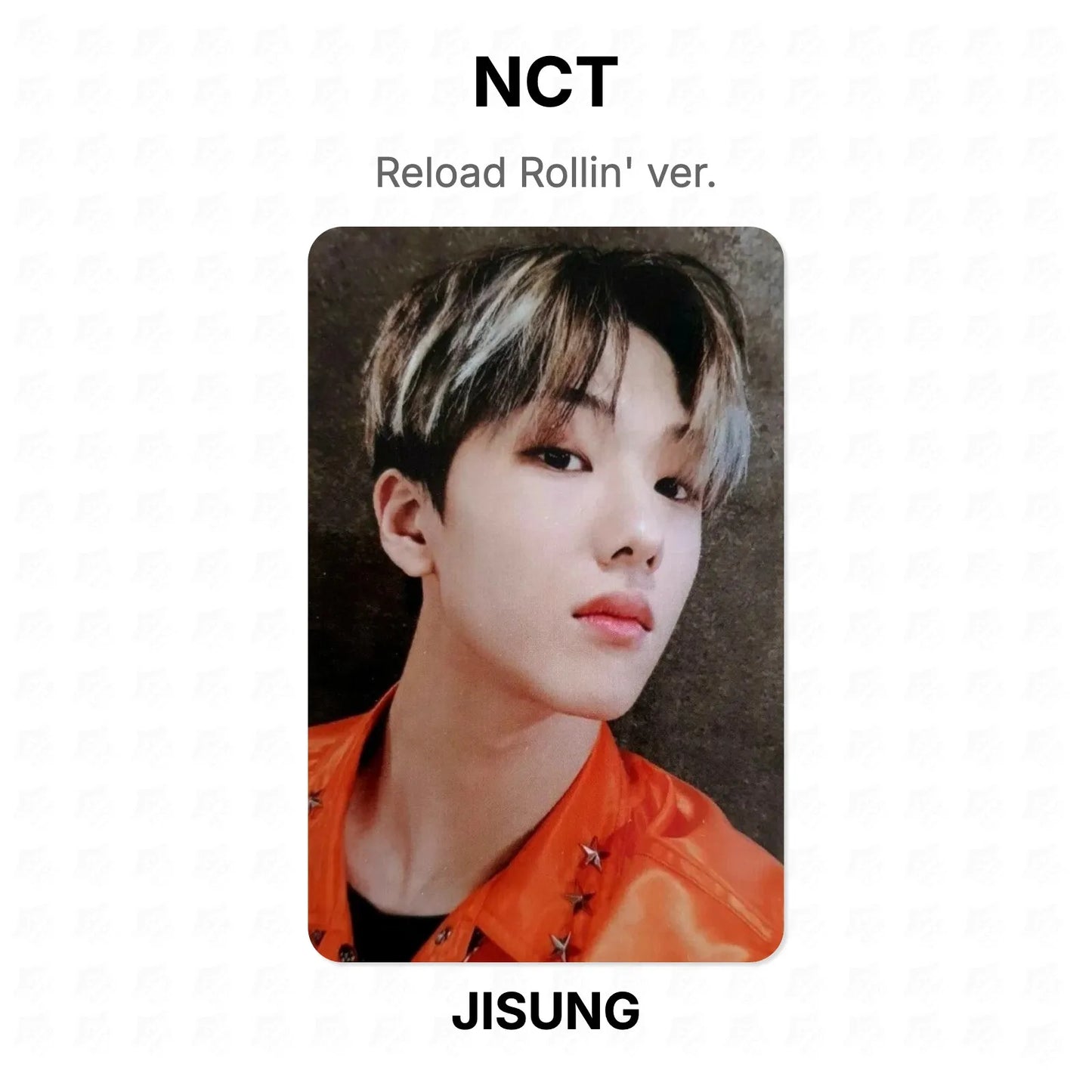 NCT Reload Rollin' ver. Official Photocard
