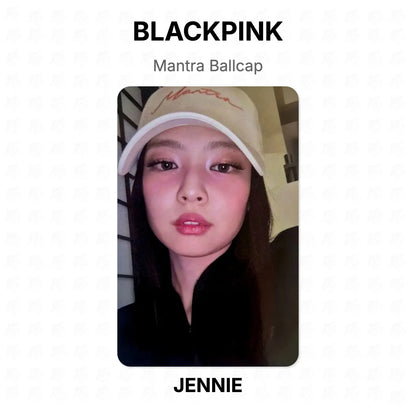 BLACKPINK Mantra Ballcap Official Photocard