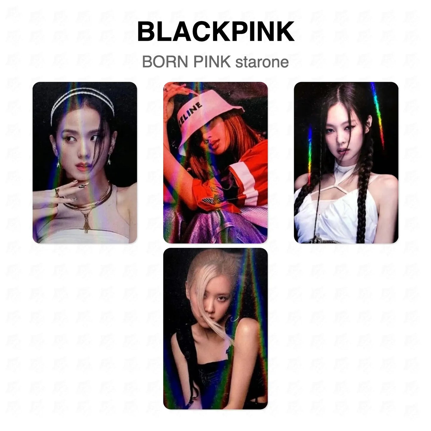 BLACKPINK BORN PINK starone Official Photocard