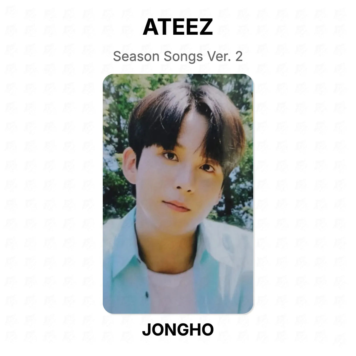 ATEEZ Season Songs Ver. 2 Official Photocard