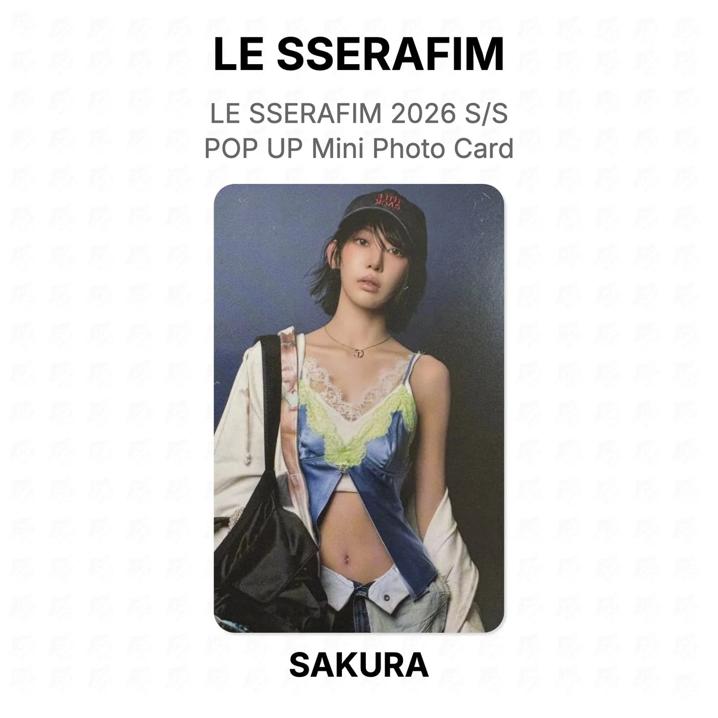 LE SSERAFIM 2026 S/S POP UP Mini Photo Card Official Photocard
