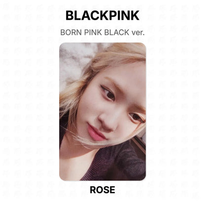 BLACKPINK BORN PINK BLACK ver. Official Photocard
