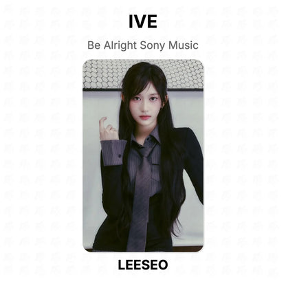 IVE Be Alright Sony Music Official Photocard