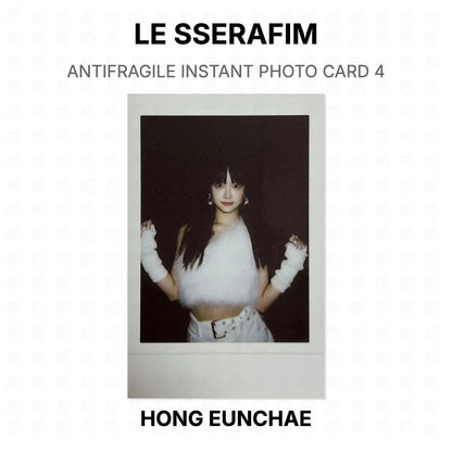 LE SSERAFIM ANTIFRAGILE INSTANT PHOTO CARD 4 Official Photocard