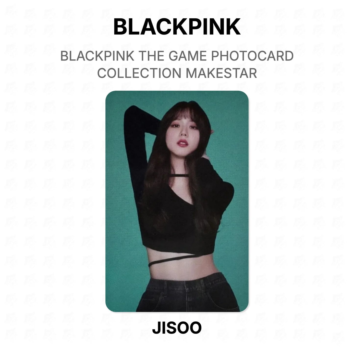 BLACKPINK THE GAME PHOTOCARD COLLECTION MAKESTAR Official Photocard