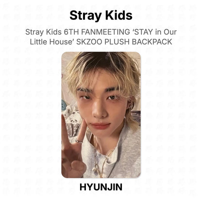 Stray Kids 6TH FANMEETING ‘STAY in Our Little House’ SKZOO PLUSH BACKPACK Official Photocard
