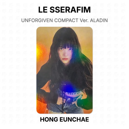 LE SSERAFIM UNFORGIVEN COMPACT Ver. ALADIN Official Photocard