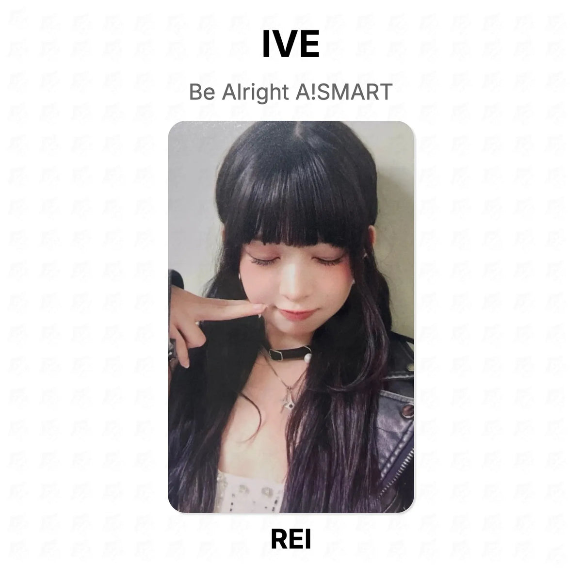 IVE Be Alright A!SMART Official Photocard